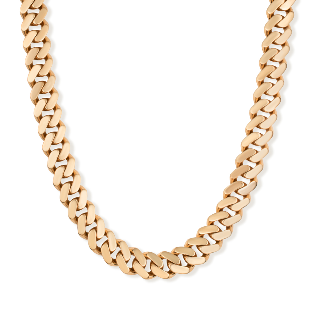 Product Image for Solid 9ct Gold Heavy Miami Cuban Chain - 5mm Thick - 13mm Wide - 24" (SIZE 4)