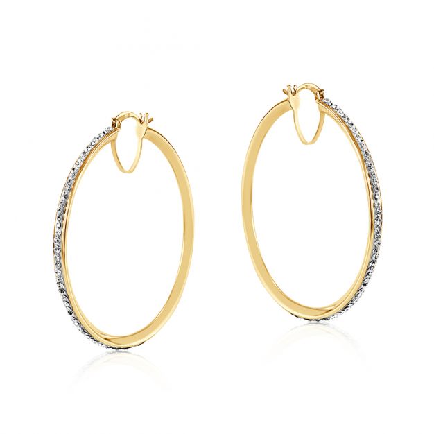 Buy Revere 9ct Gold Cubic Zirconia Stamped Stud Earrings | Womens earrings  | Argos