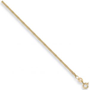 9ct Yellow Gold Italian Made Fine curb chain - 1.75mm - 16"- 24"