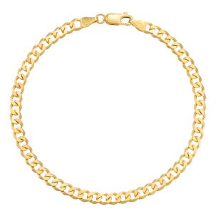 9ct Yellow Gold Classic Curb bracelet - 4.75mm - 7" - Ladies