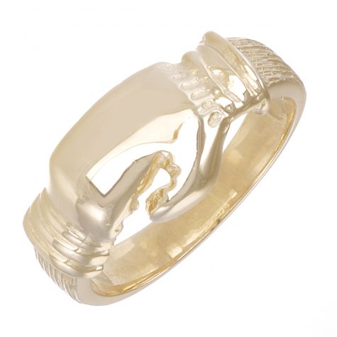 9ct Yellow Gold Gents Boxing Glove Ring