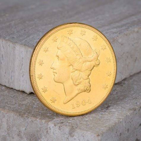 1904 $20 Liberty Head Double Eagle Gold Coin – 22ct 33.44g – Pre-1933 US Gold