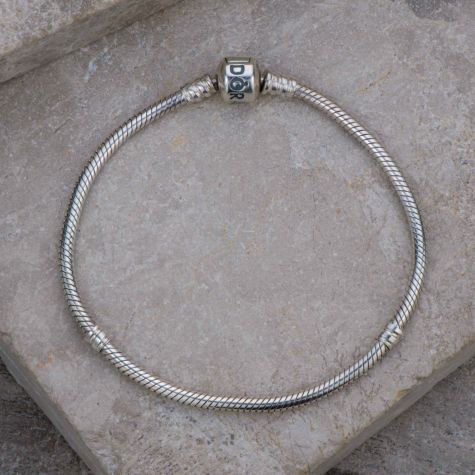 Pandora Sterling Silver Charm Bracelet 7.5” | Solid 925 Silver 14.8g Ladies Bracelet
