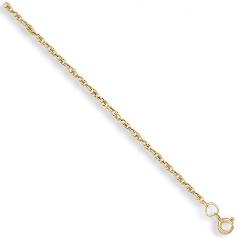 9ct Yellow Gold Prince of Wales Chain - 1.75mm - 16" - 24"