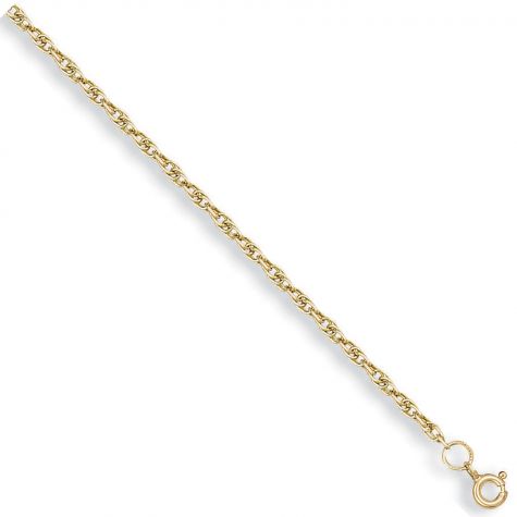 9ct Yellow Gold Prince of Wales Chain - 2.5mm - 16" - 30"
