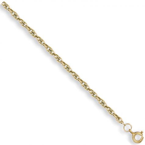 9ct Yellow Gold Prince of Wales Chain - 3.3mm - 16" - 30"