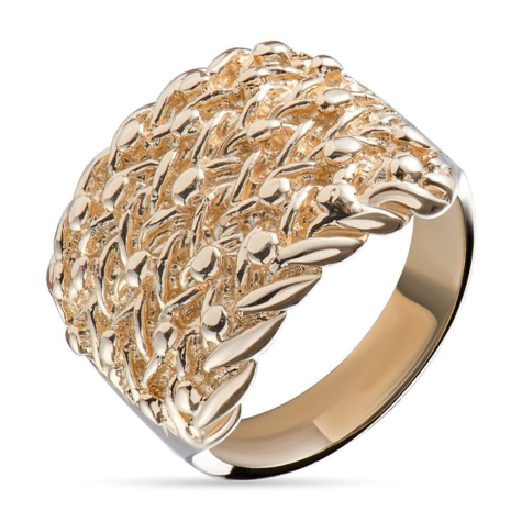 9ct Yellow Gold Solid  Heavy 5 Row Keeper Ring  -  Large Gents   