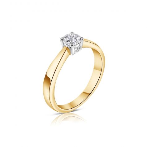 18ct Yellow Gold 0.35ct Diamond Engagement Ring
