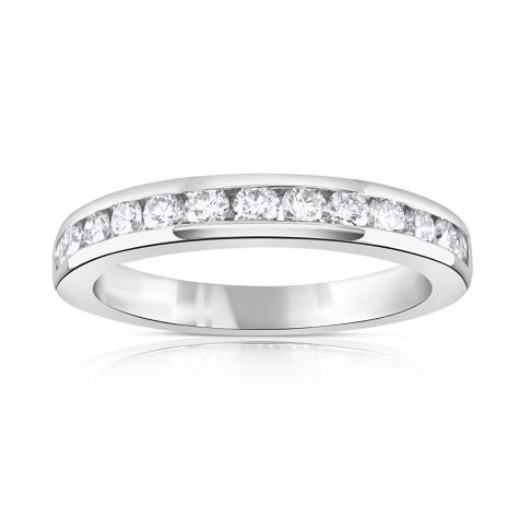 Platinum 0.50ct Diamond Brilliant Cut Eternity Ring