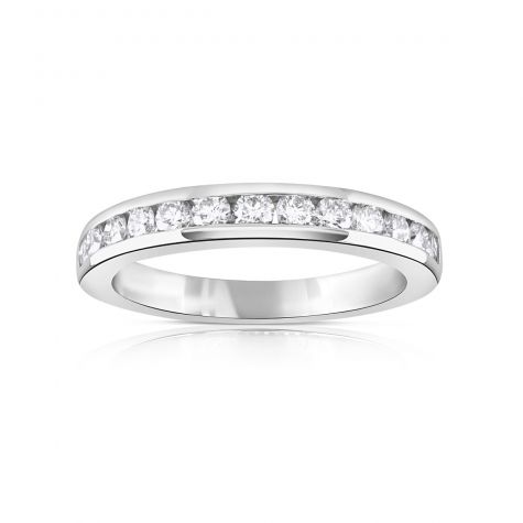 Platinum 0.50ct Diamond Brilliant Cut Eternity Ring