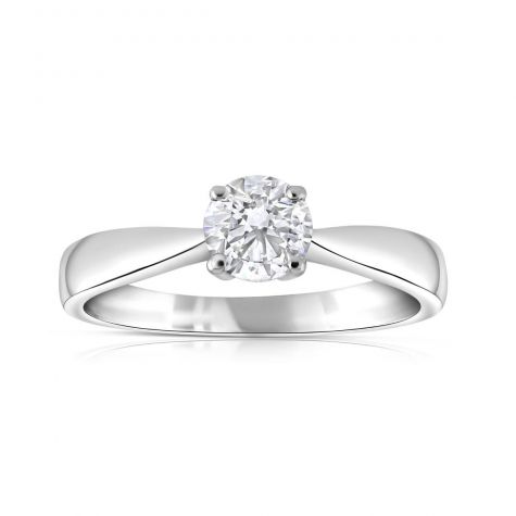 18ct White Gold 0.35ct Diamond Engagement Ring