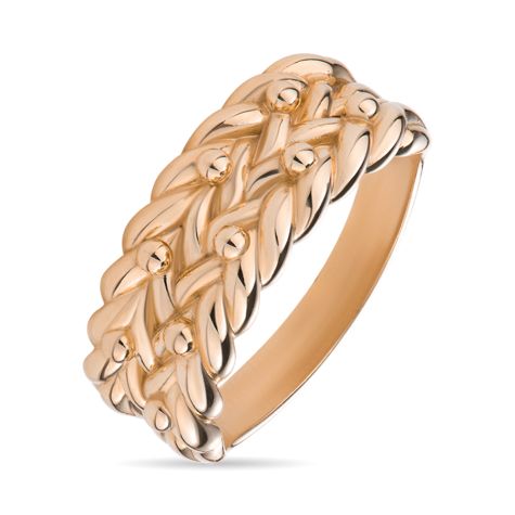 Solid 9ct Yellow Gold 2 Row Keeper Ring - 8.5mm Wide - UK Hallmarked - Gents Size W -Z+3