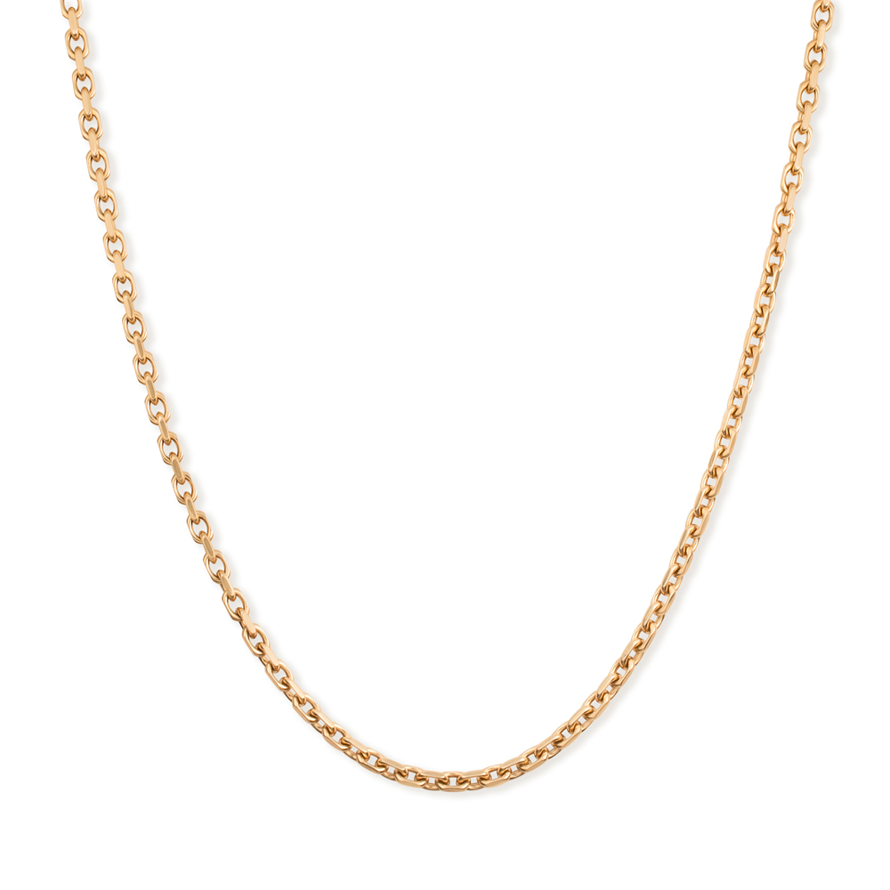 Product Image for 9ct Solid Gold Diamond Cut Oval Belcher Chain- 4.5mm Wide - Length 22" (Size 1)