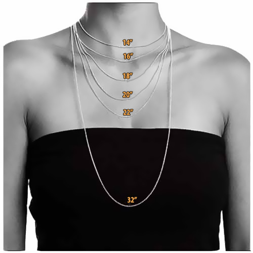 Womens Necklace Length