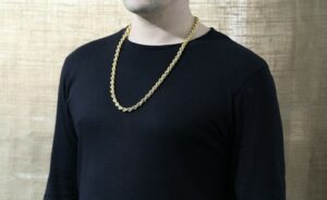 Mens 28 Inch Rope Chain