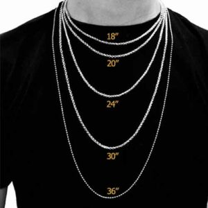 Mens Gold Chains Length Guide