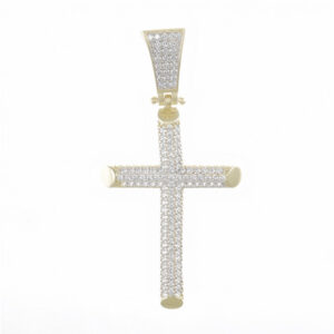 Iced Out Cross Pendant 