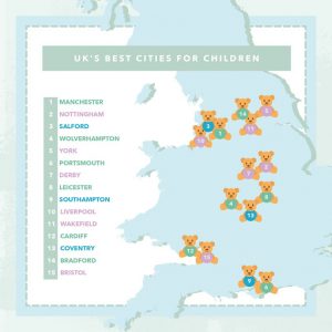 Top 15 Cities Map